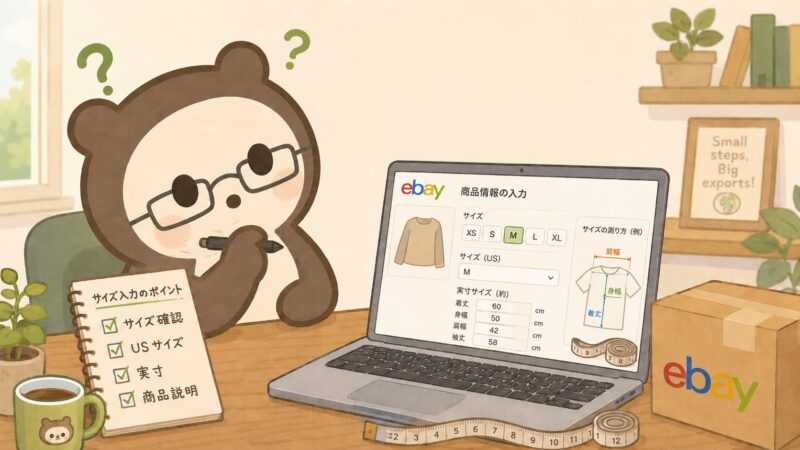 eBayファッションの出品がブロックされた時｜サイズ標準化の対応手順