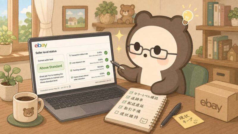 eBayセラーレベルの見方｜毎月20日の判定で手数料が変わる
