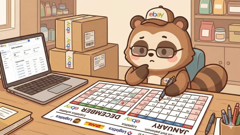 【eBay輸出の年末年始】2025年もお疲れさまでした！物流業者の営業日を忘れずチェック 