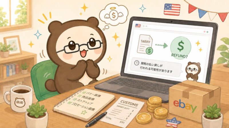 【eBay輸出】アメリカに払った関税が戻ってくる？｜IEEPAに基づく関税還付を整理